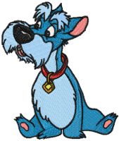 Scottish Terrier Jock embroidery design