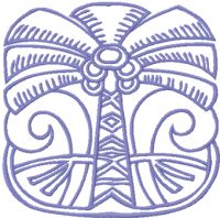 Trees on the Island  embroidery design