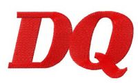 Dairy Queen logo 2 embroidery design