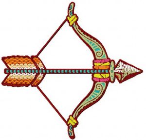 Zodiac Sign Sagittarius embroidery design