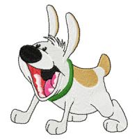 Dog from Mulan Movie  embroidery design