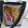 Embroidered tote bag with indian elephant design
