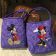 Small bags with mickey and minnie mouse embroidery designs