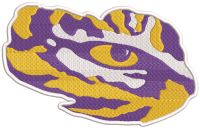 LSU Tigers Secondary logo embroidery design