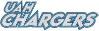 Alabama-Huntsville Chargers wordmark logo embroidery design