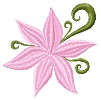 Small flower free embroidery design
