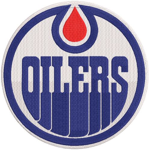 Edmonton Oilers logo embroidery design
