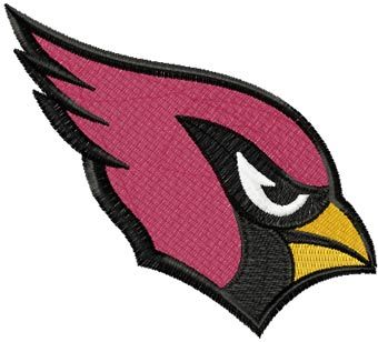 Aarizona Cardinals logo machine embroidery design