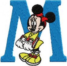 Minnie Mouse 2 embroidery design