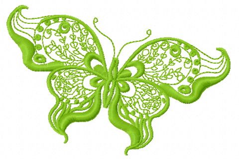 Butterfly 24 machine embroidery design