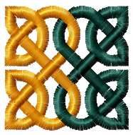 Celtic pattern embroidery design