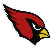 Arizona Cardinals Logo embroidery design
