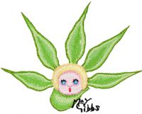 Snugglepot  embroidery design