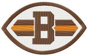 Cleveland Browns alternate logo 2 embroidery design