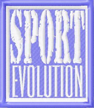 Sport Evolution Logo machine embroidery design