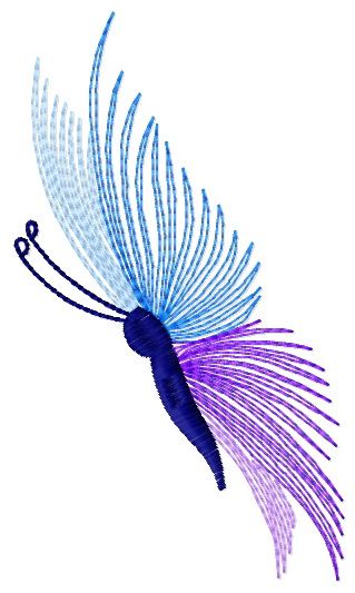 Butterfly 9 machine embroidery design