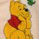 Winnie Pooh with maple leaf embroidered on jacket