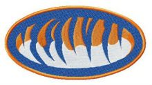Auburn Tigers alternative logo embroidery design