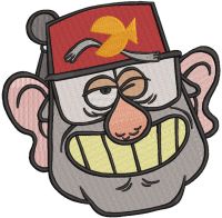 Gravity Falls Grunk Hunk Stan embroidery design