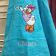 Daisy Duck design on towel embroidered