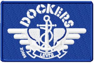 Dockers Logo embroidery design