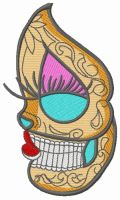 Dead beauty 7 embroidery design