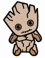 Little Groot embroidery design