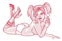 Heart breaker 3 embroidery design