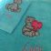 Bath towels with teddy bears embroidery designs