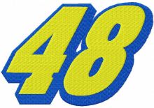 Jimmie Johnson 48 original logo