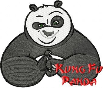 Kung Fu Panda 3 machine embroidery design