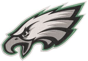 Philadelphia Eagles logo 1 embroidery design