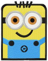 Square Minion embroidery design