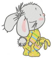 Baby bunny 2 embroidery design