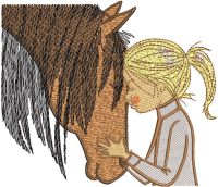 Pure friendship embroidery design