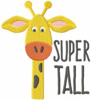 Super tall free embroidery design