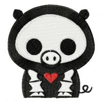 Skelanimals Bill  embroidery design