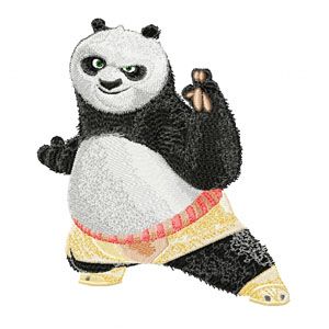 Panda 1 machine embroidery design