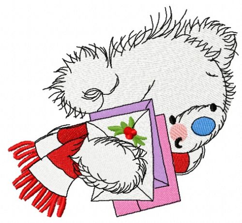 Letter for Santa 5 machine embroidery design