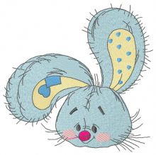 Bunny the florist 4 embroidery design