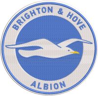 Brighton & Hove Albion F.C logo embroidery design embroidery design