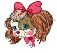 Cute English Cocker Spaniel 2 embroidery design