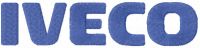 Iveco logo embroidery design