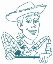 Heroic Woody embroidery design