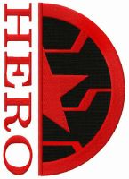 Hero Winter Soldier embroidery design