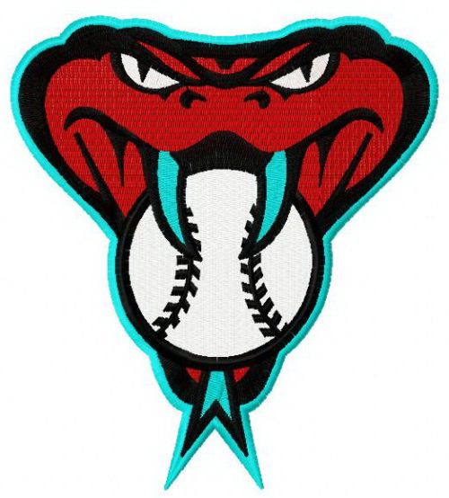 Arizona Diamondbacks 2016 logo machine embroidery design