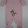 Baby Mickey sleeping on romper embroidered