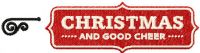 Christmas and good cheer machine embroidery design