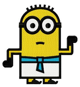 Greek Minion embroidery design