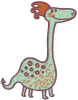 Betty the lovely diver  embroidery design